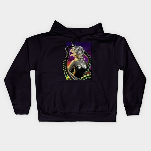 ursula Kids Hoodie by NRO Arte Digital